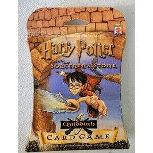 Mattel Harry Potter and the Sorcerer's Stone Quidditch CARD GAME New 2000